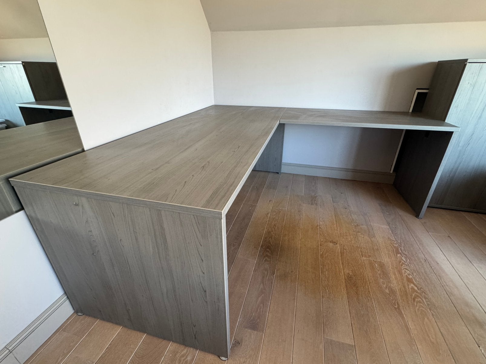 bureau L-vorm met kasten, Huis en Inrichting, Bureaus, Ophalen, Zo goed als nieuw