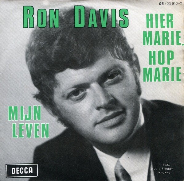 vinylsingle ron davis---hop marie----, CD & DVD, Enlèvement ou Envoi, 7 inch, Utilisé, Pop