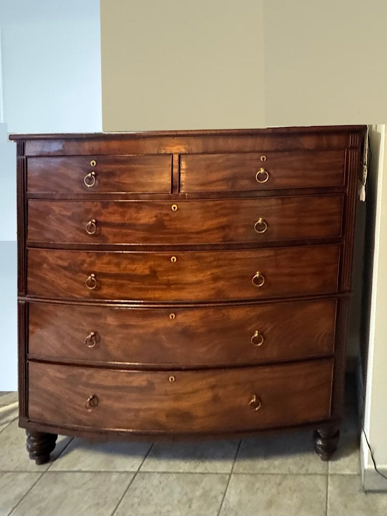 commode géorgienne antique, Enlèvement