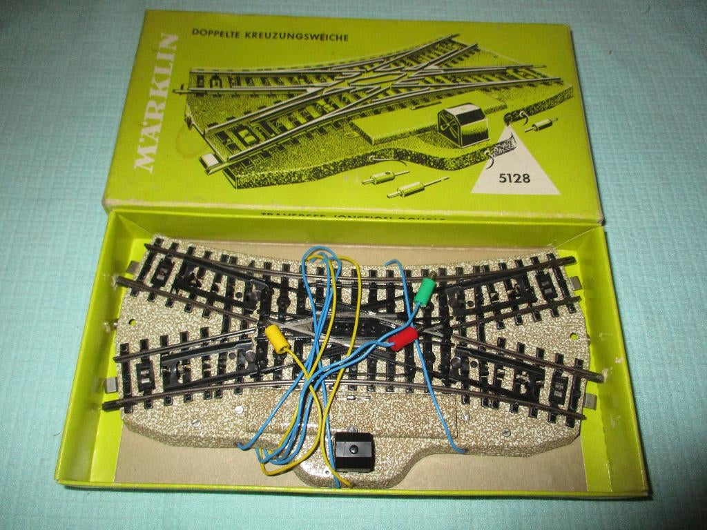 Markli Traversée jonction 5128, Enlèvement ou Envoi, Neuf, Rails, Märklin