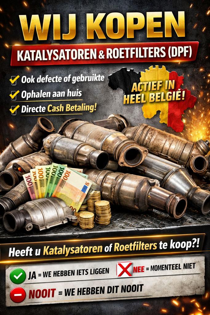 Ik koop jouw katalysator of roetfilter – DIRECT CASH!, Ophalen, Gebruikt, Overige automerken