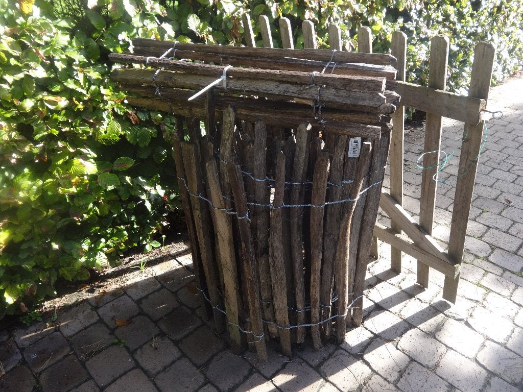 kastanje houten afscheiding, Ophalen, Gebruikt