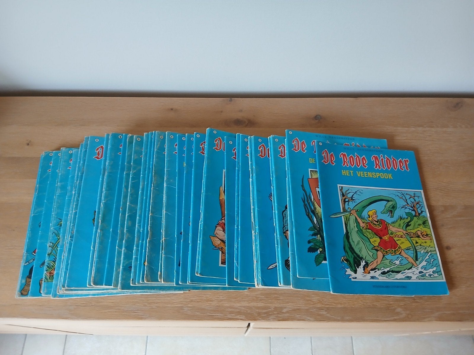 Strips de rode ridder 48 blauwe serie, Ophalen of Verzenden
