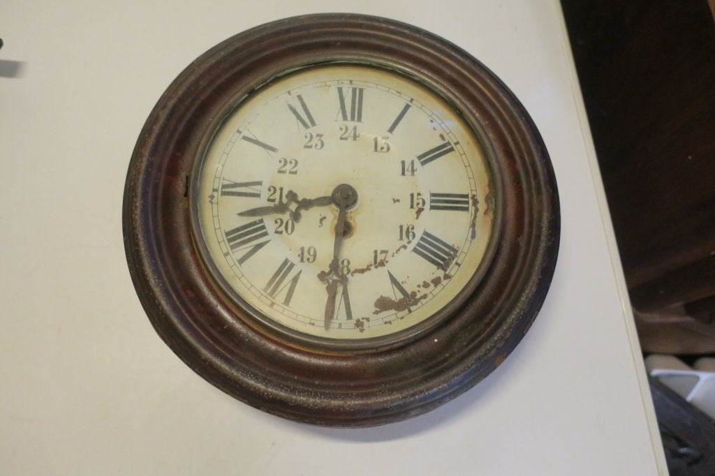 horloge ancienne en metal, Antiquités & Art, Enlèvement