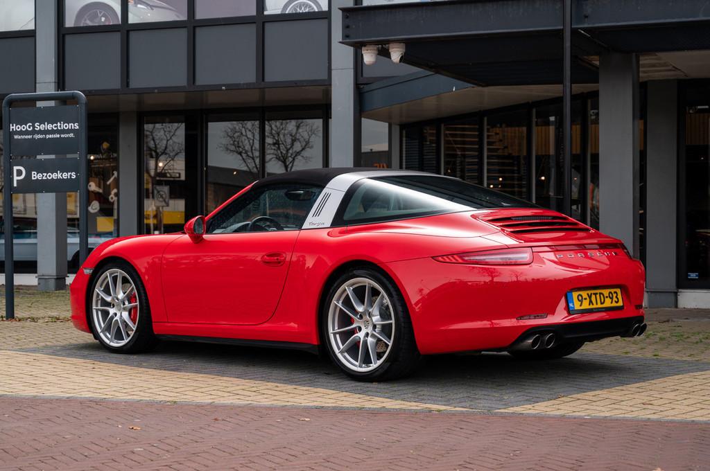 Porsche 911 3.8 TARGA 4S (bj 2014, automaat), Auto's, Automaat, 4 zetels, Cabriolet, Leder