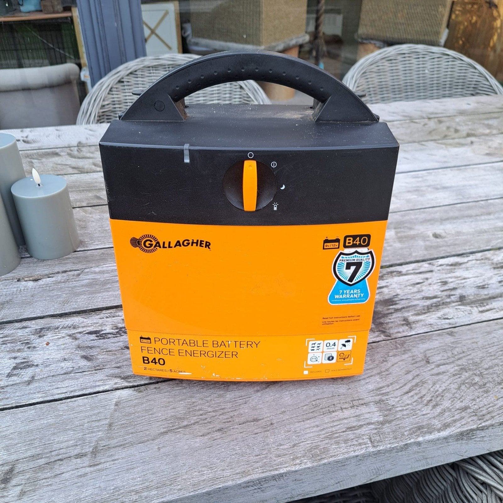 Gallagher schrikdraadapparaat met batterij, Animaux & Accessoires, Box & Pâturages