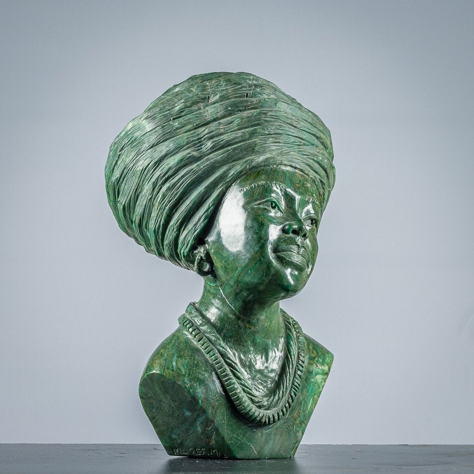 Beeld: African Woman, Antiek en Kunst, Ophalen of Verzenden
