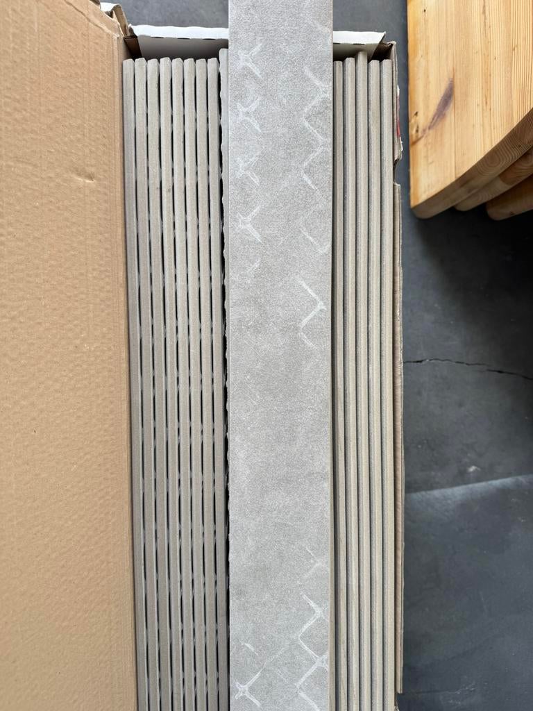 Keramische plinten (GRIJS), Bricolage & Construction, Chauffage & Radiateurs, Enlèvement, Comme neuf