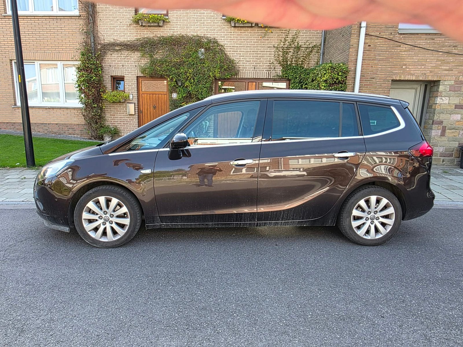 Opel zafira 2.0 cdti 290000 km 7 zitplaatsen 09/2012, Auto's, Euro 5, Monovolume, 4 cilinders, Bruin