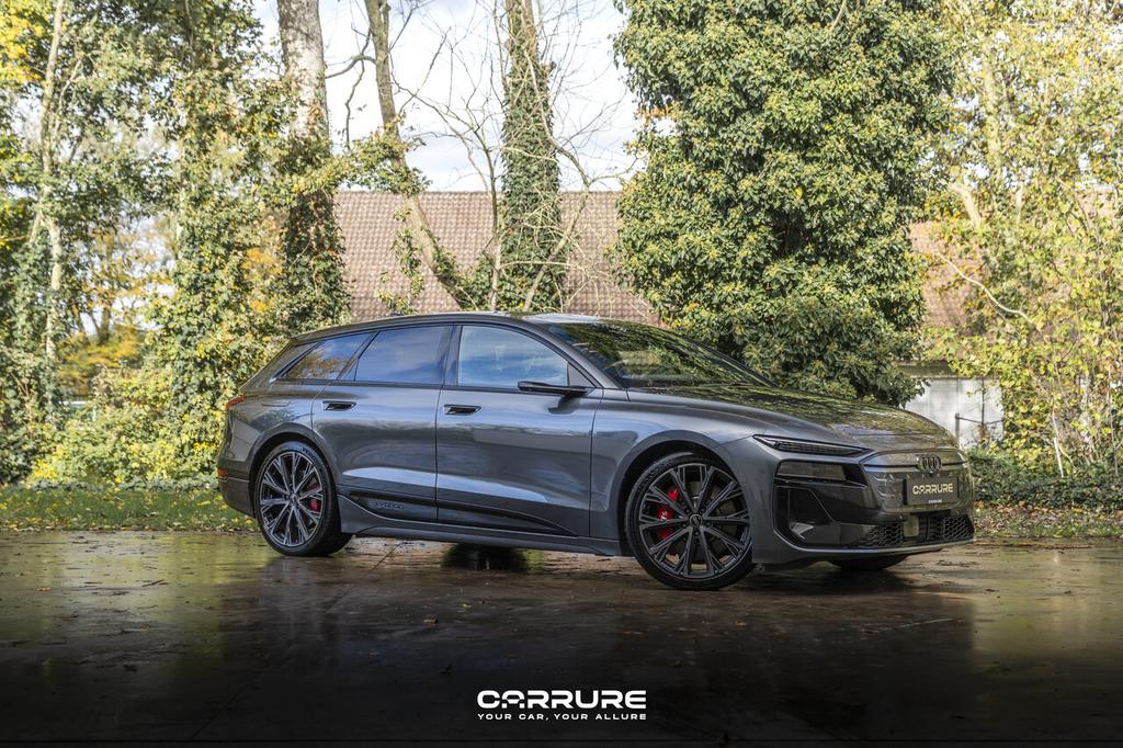 Audi S6 e-tron Avant B&O PANO S LINE PLUS, Auto's, 0 kg, 373 kW, USB, Zilver of Grijs