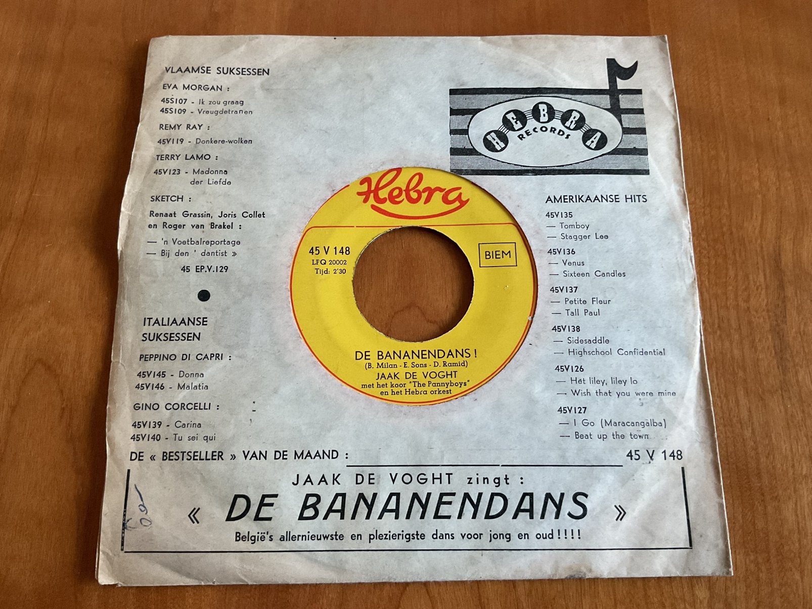 Jaak De Vocht - De Bananendans, Ophalen of Verzenden, Gebruikt