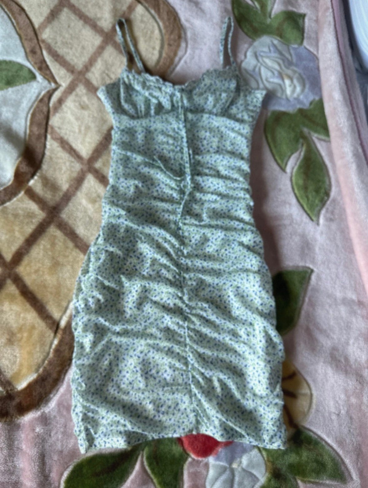 Wit kleedje met blauwe bloemetjes, Vêtements | Femmes, Robes, Au-dessus du genou, Enlèvement, Taille 34 (XS) ou plus petite, Porté