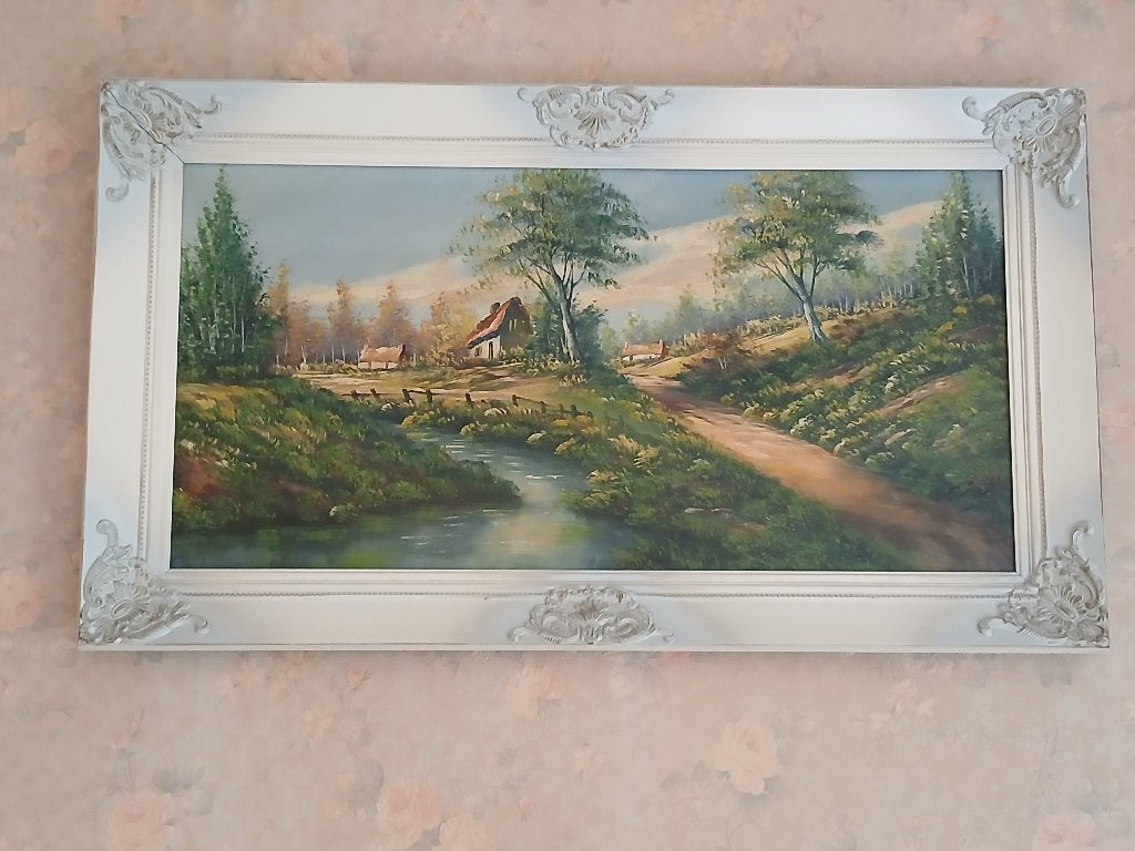 Groot schilderij, Antiek en Kunst, Kunst | Schilderijen | Modern, Ophalen
