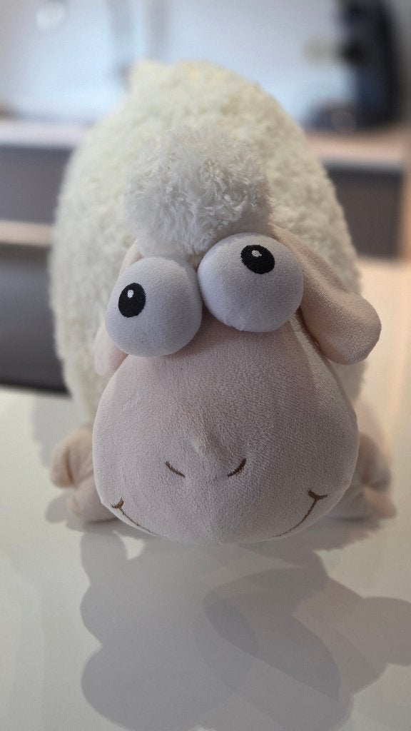 Groot zacht schaap (knuffel), Ophalen of Verzenden, Gebruikt