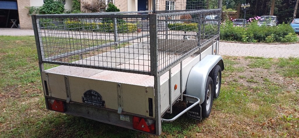 Aanhangwagen geremde aluminium 305X150, Autos : Divers, Remorques, Enlèvement ou Envoi, Comme neuf