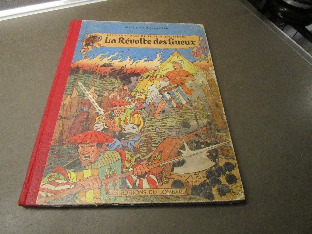La révolte des gueux - HC - 1954 - 1e druk, Gelezen, Willy vandersteen, Eén stripboek, Ophalen of Verzenden
