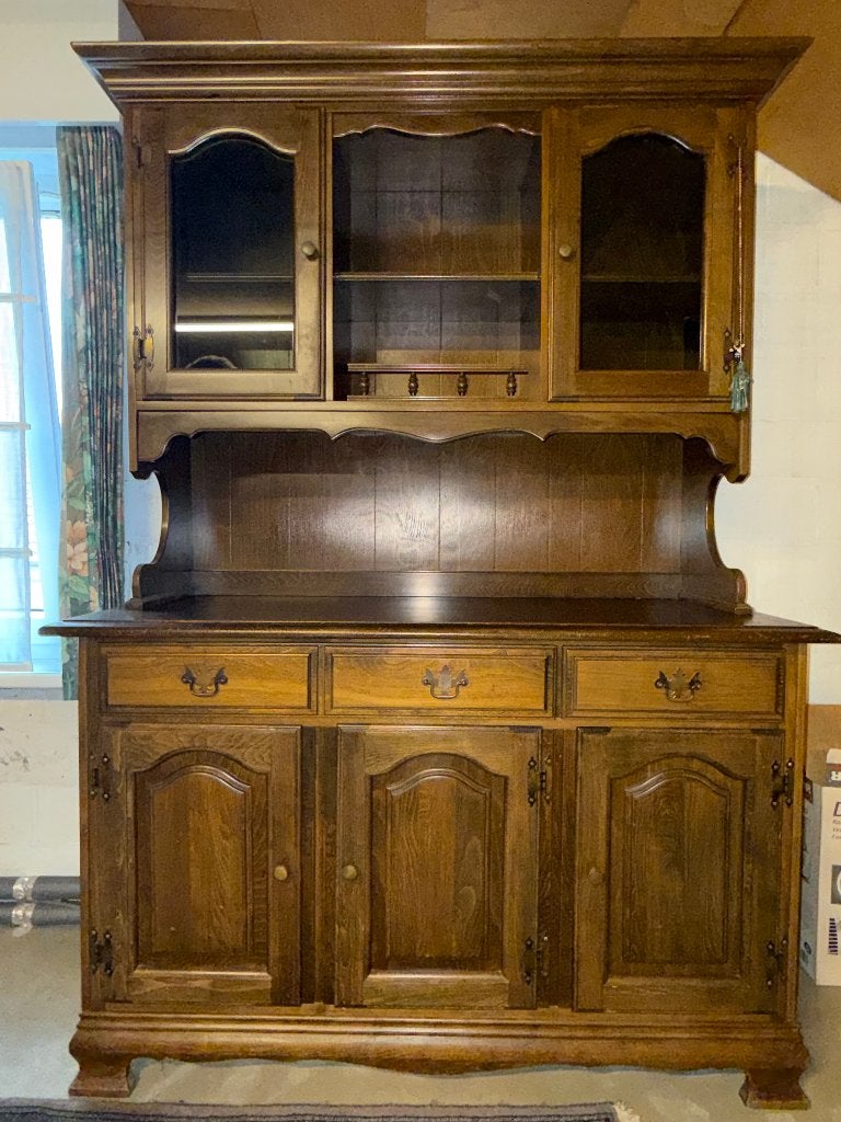Vintage kast (vroeger keuken), Ophalen