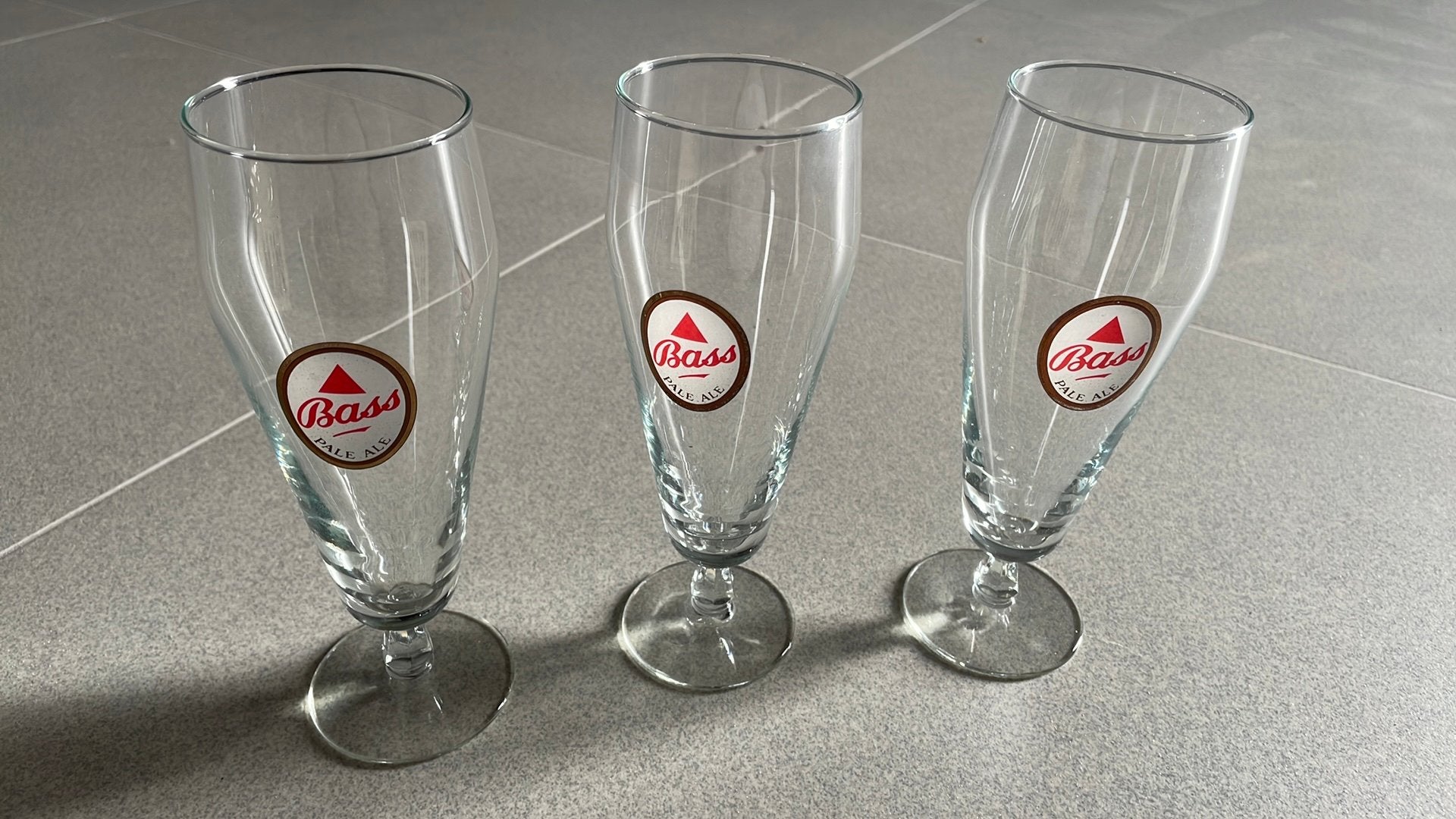 Bass bierglazen, Ophalen, Gebruikt