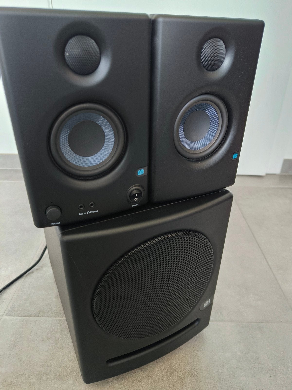 Presonus eris home studio kit haut parleur subwoofer, TV, Hi-fi & Vidéo, Bluetooth, Enlèvement, Subwoofer