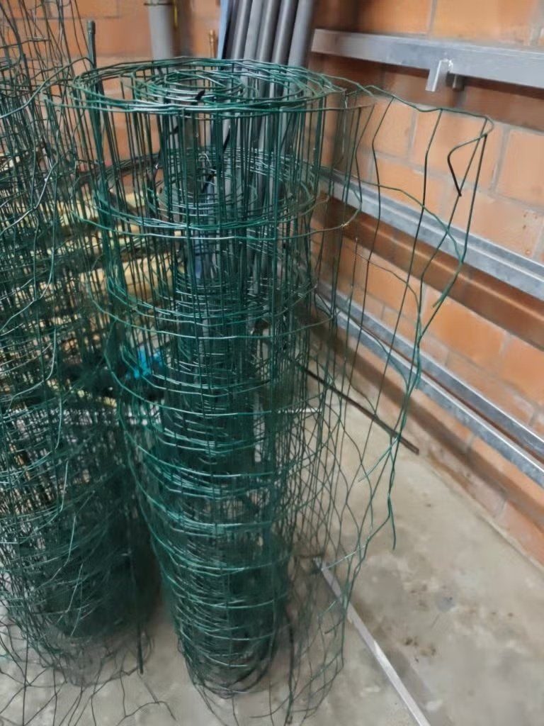 50 m Giardino tuindraad 122 cm groen | gebruikt, Tuin en Terras, Ophalen, Gebruikt, Draad