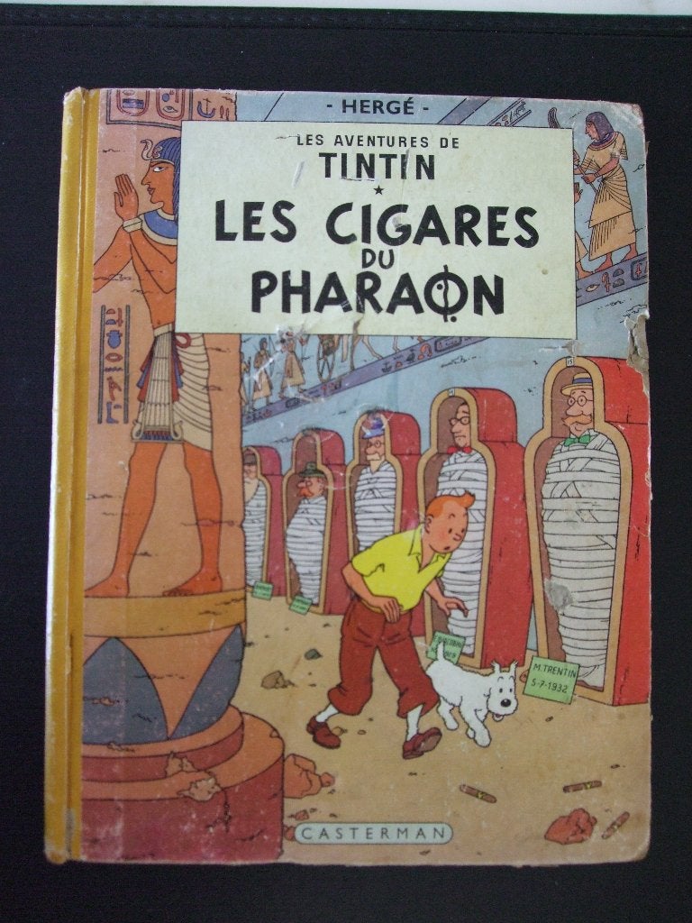 Tintin Les Cigares du Pharaon B14 BE, Livres, Enlèvement ou Envoi, Une BD, Utilisé, HERGE