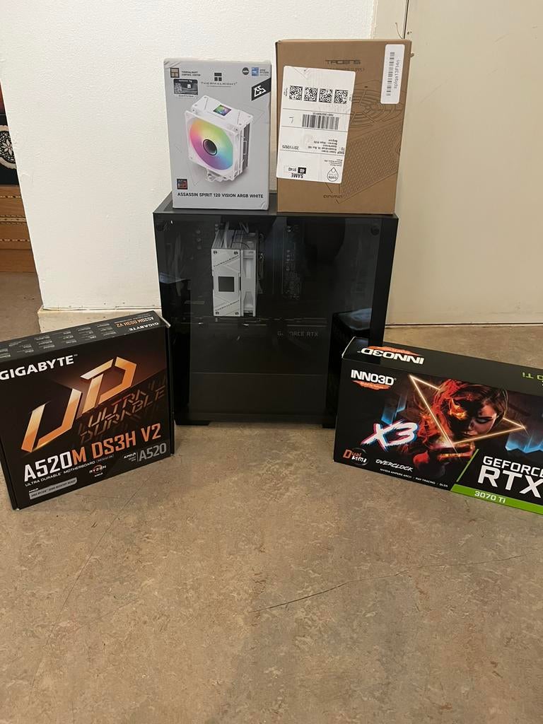 Gaming pc (RTX 3070TI, Ryzen 5 5500) (GARANTIE!), Computers en Software, Ophalen of Verzenden