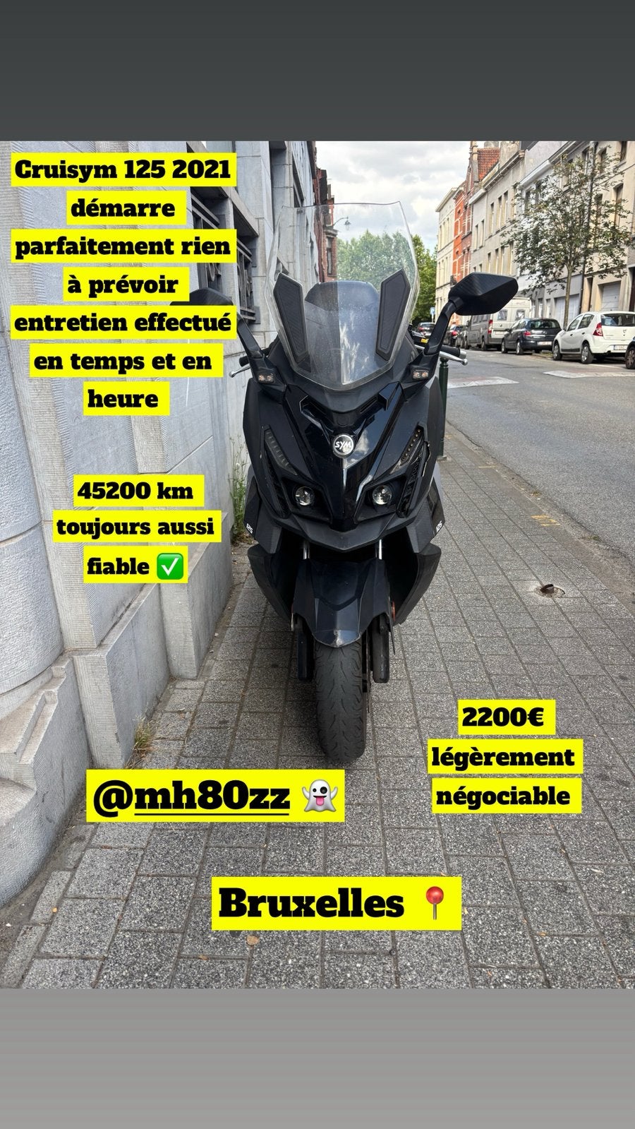 Cruisym 125 2021, Fietsen en Brommers, Scooters | SYM, Ophalen of Verzenden