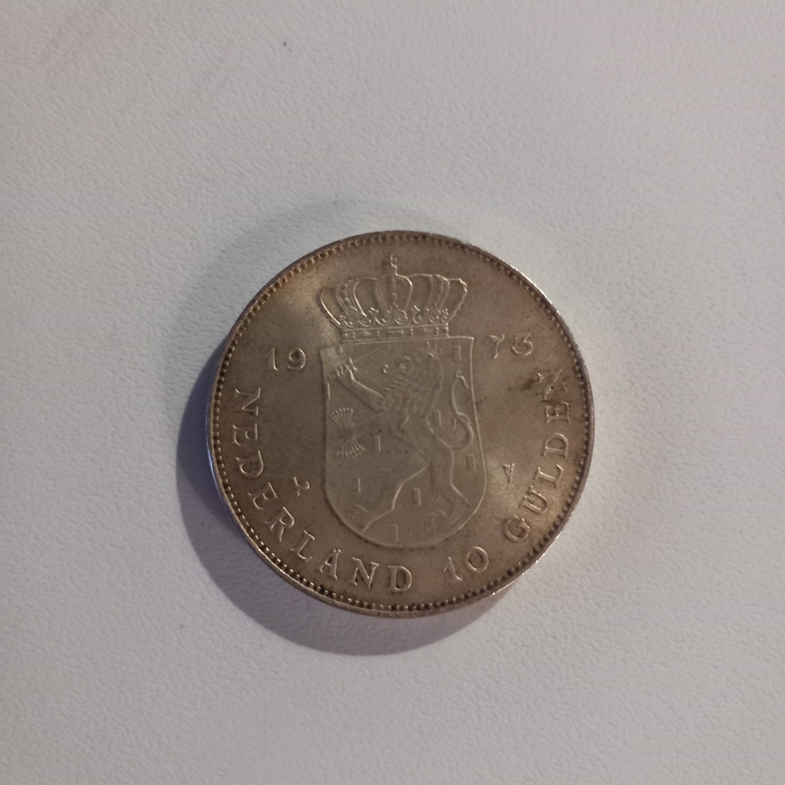 zilver munt 10 gulden Nederland 1973, Postzegels en Munten, Ophalen of Verzenden, 10 gulden, Zilver