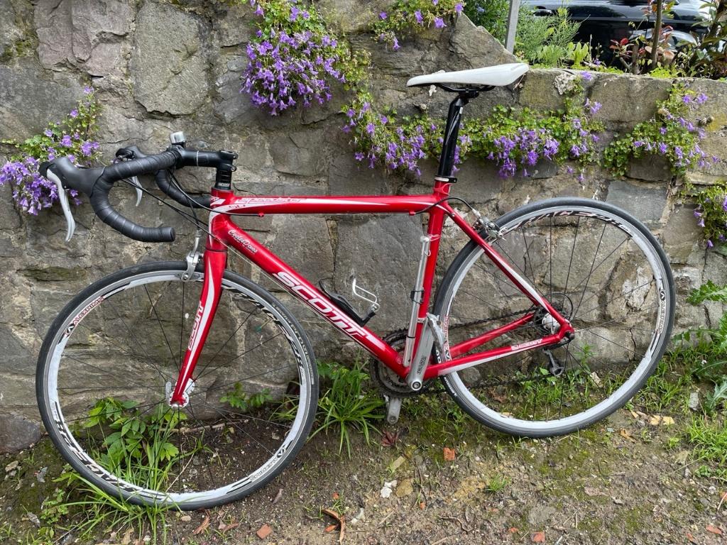 Scott Speedster S50 - Maat 52 - Recent gereviseerd, Fietsen en Brommers, Fietsen | Racefietsen, 28 inch, Gebruikt, 10 tot 15 versnellingen