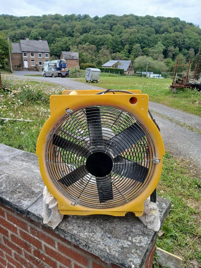 Ventilateur chantier, Ophalen