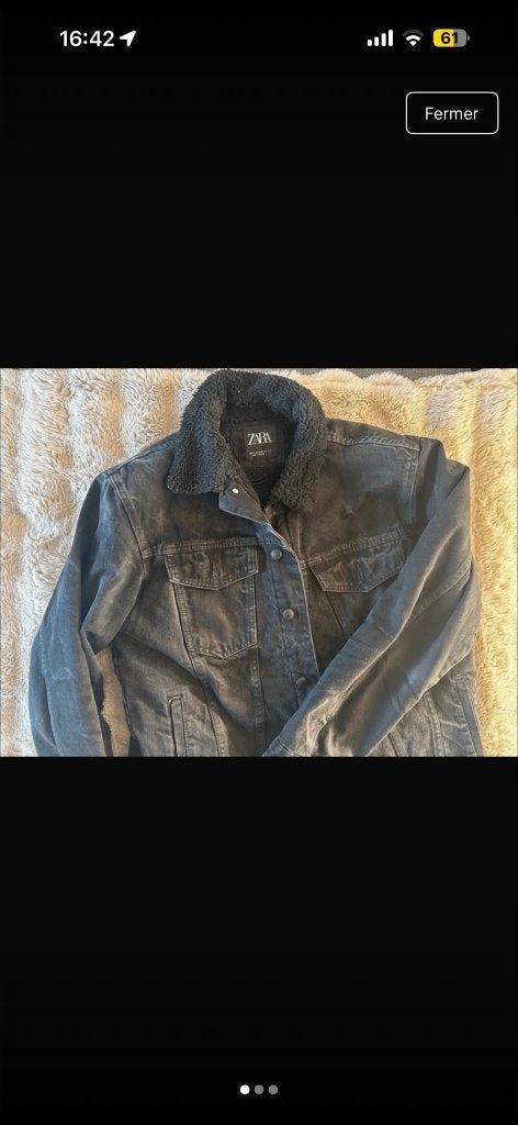 Winterjas, Kleding | Heren, Ophalen, Maat 52/54 (L), Zara, Zwart