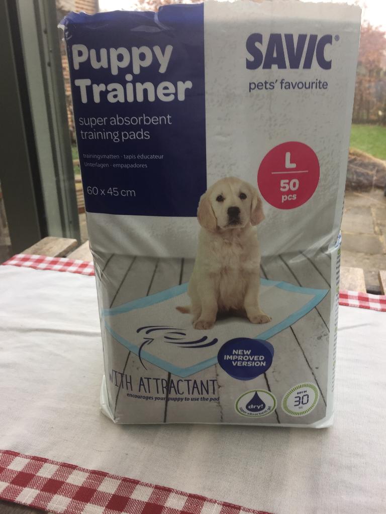 Puppy trainer pads met toilet, Ophalen of Verzenden, Zo goed als nieuw