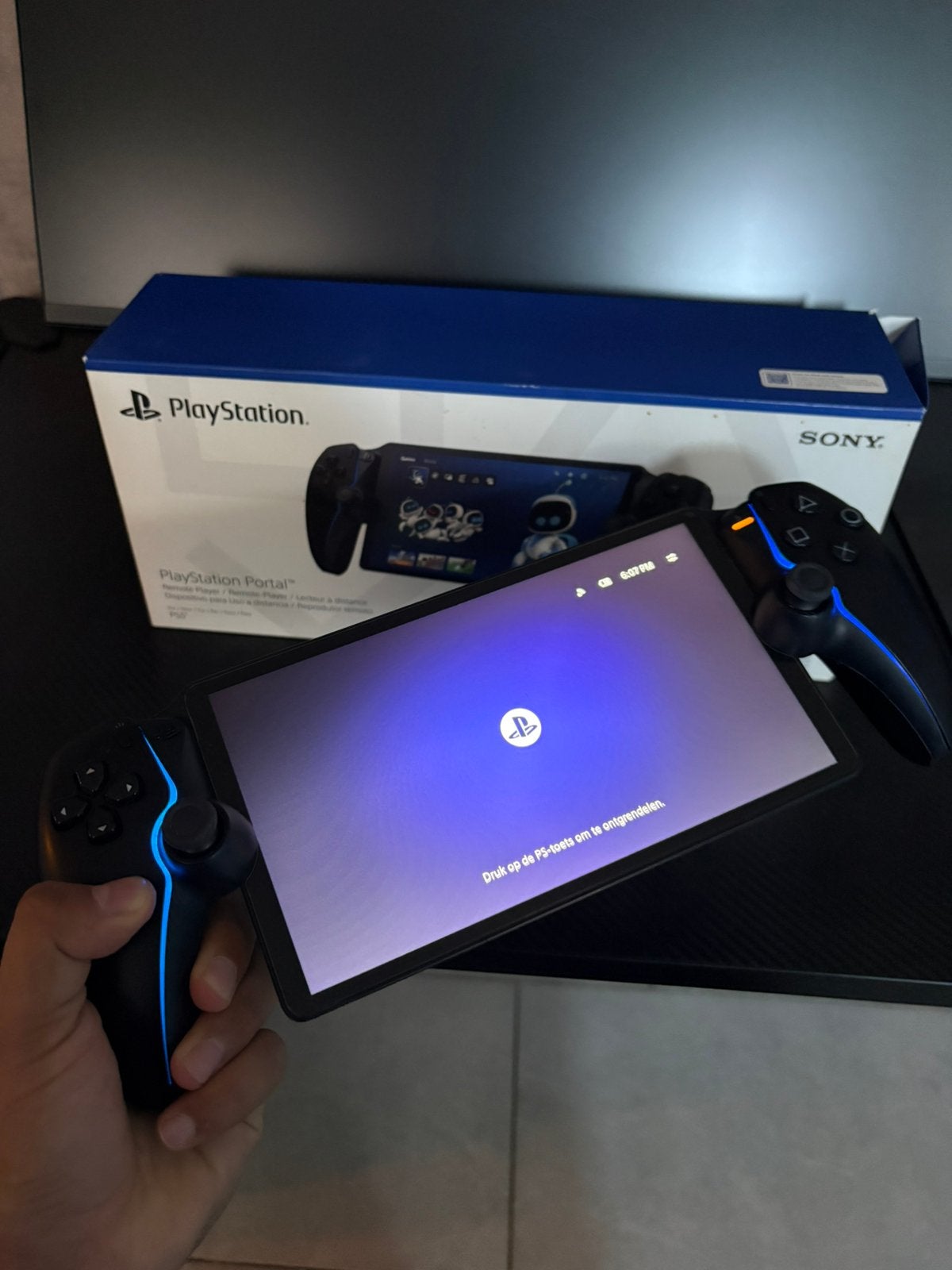 Playstation 5 portal zwart, Games en Spelcomputers, Spelcomputers | Overige, Ophalen, Zo goed als nieuw