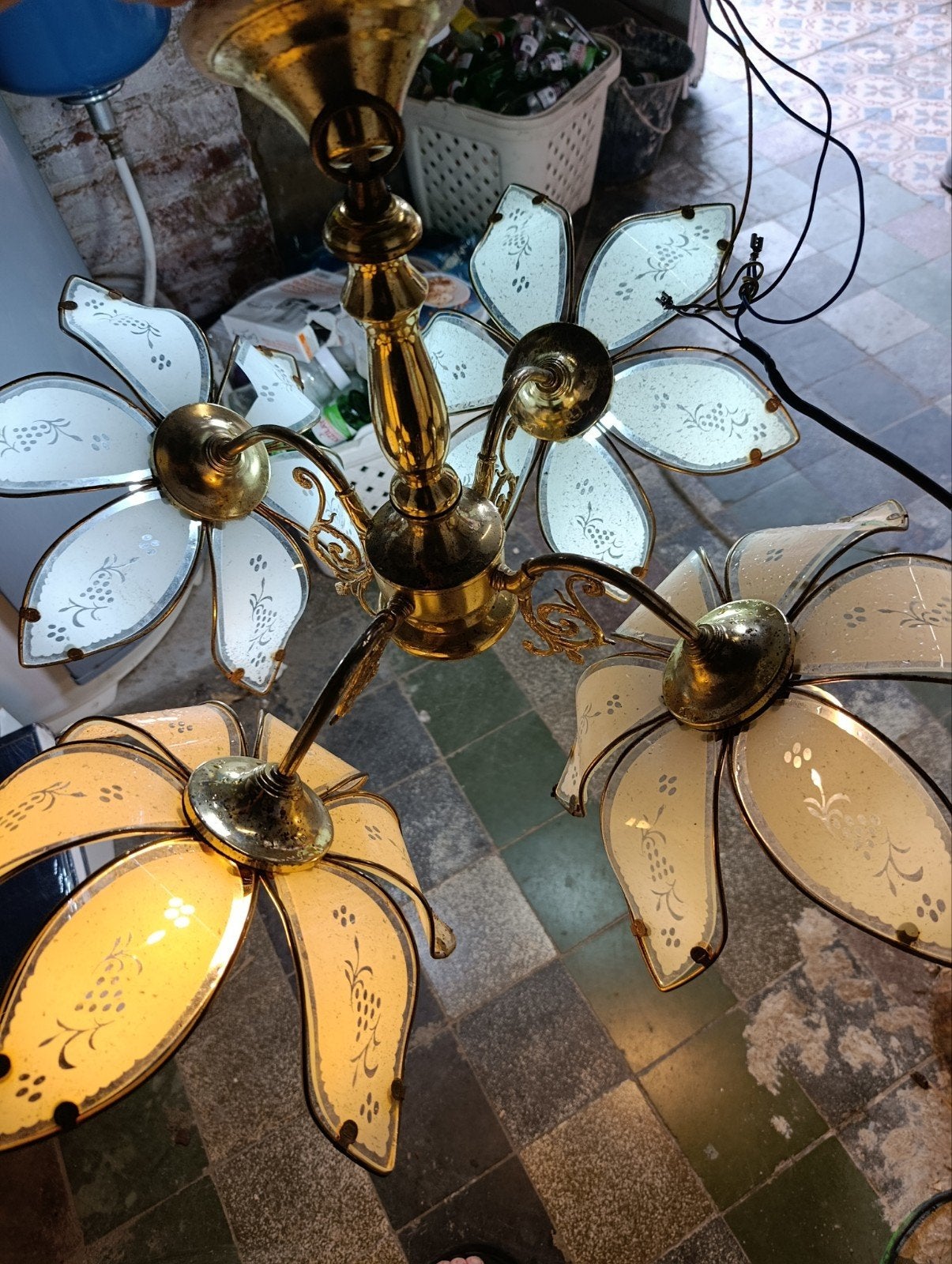 lampes-abat jour// vendre vite !!!, Enlèvement