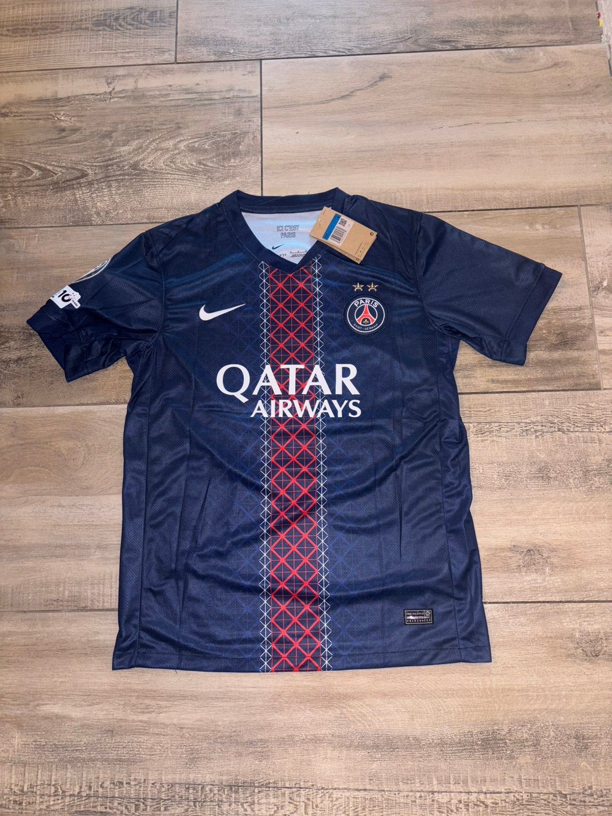 Maillot psg 2 etoiles, Taille S, Enlèvement ou Envoi, Comme neuf, Maillot