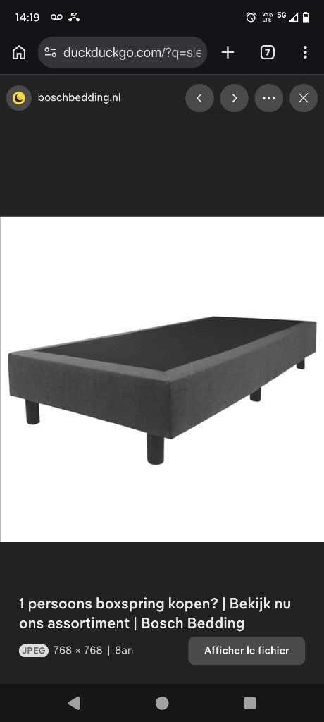 Bed, Huis en Inrichting, Ophalen, Gebruikt, 90 cm, Eenpersoons