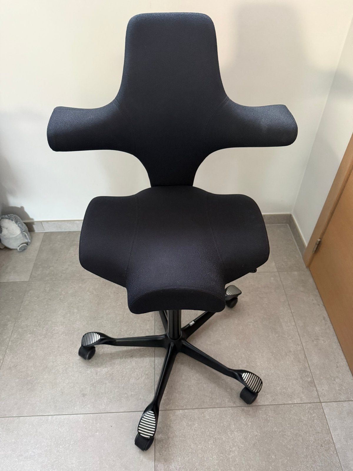 Hag capisco bureaustoel antraciet grijs, Enlèvement, Comme neuf, Gris, Chaise de bureau