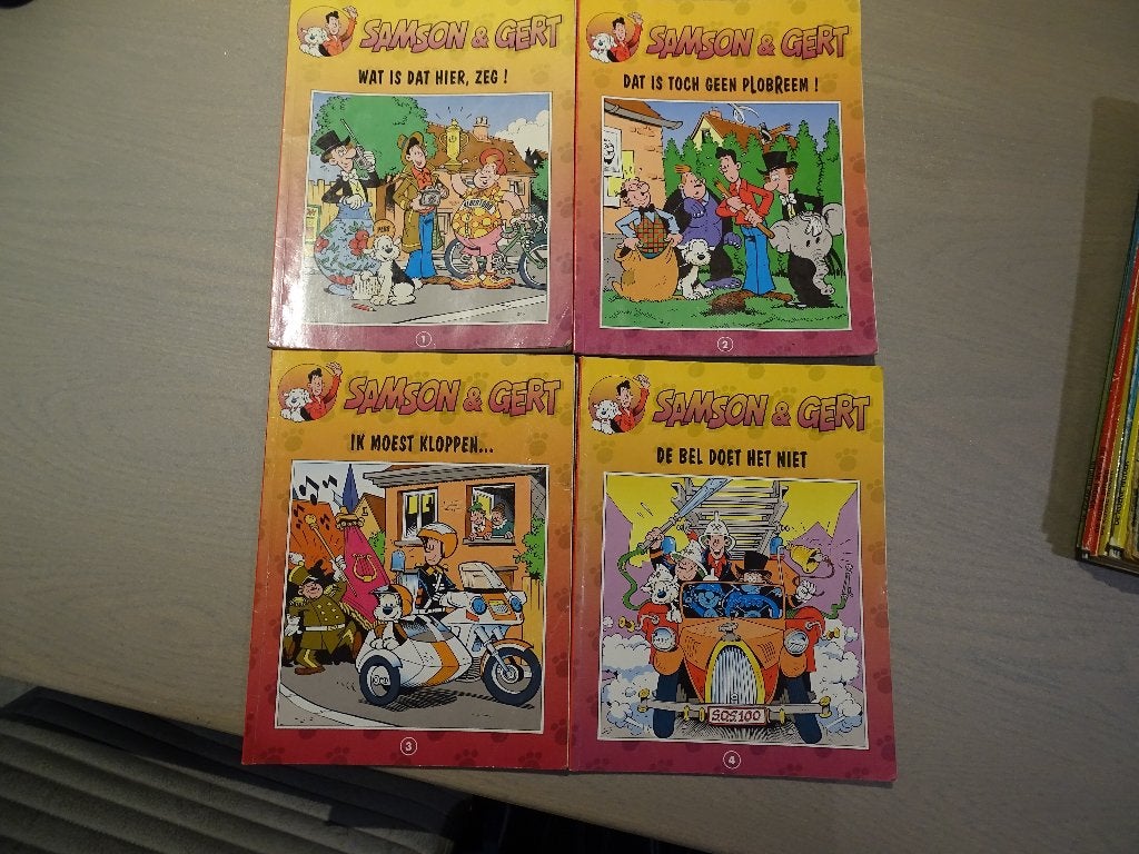 Samson en gert Strips, Verzenden, Jean-Pol, Zo goed als nieuw, Meerdere stripboeken