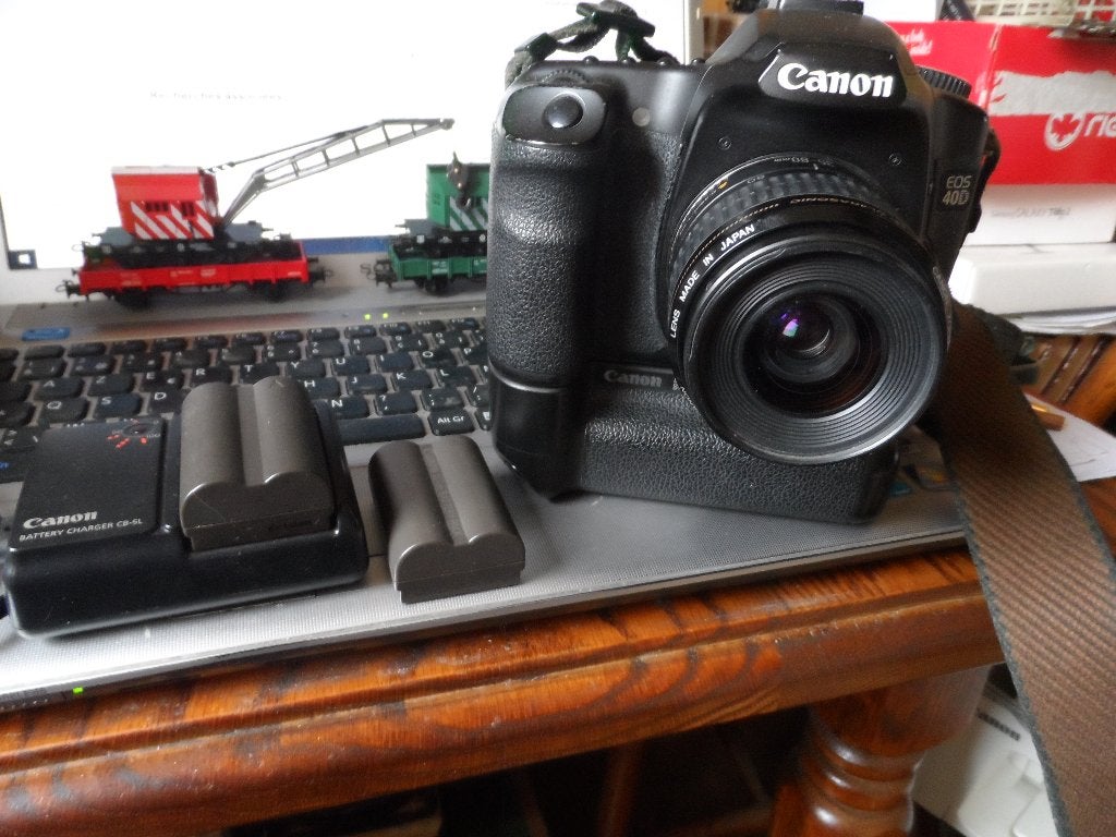 CANON EOS 40D - 35/80 mm ultrasone lens... + accessoires, Audio, Tv en Foto, Fotocamera's Digitaal, Gebruikt, Instant camera, Canon