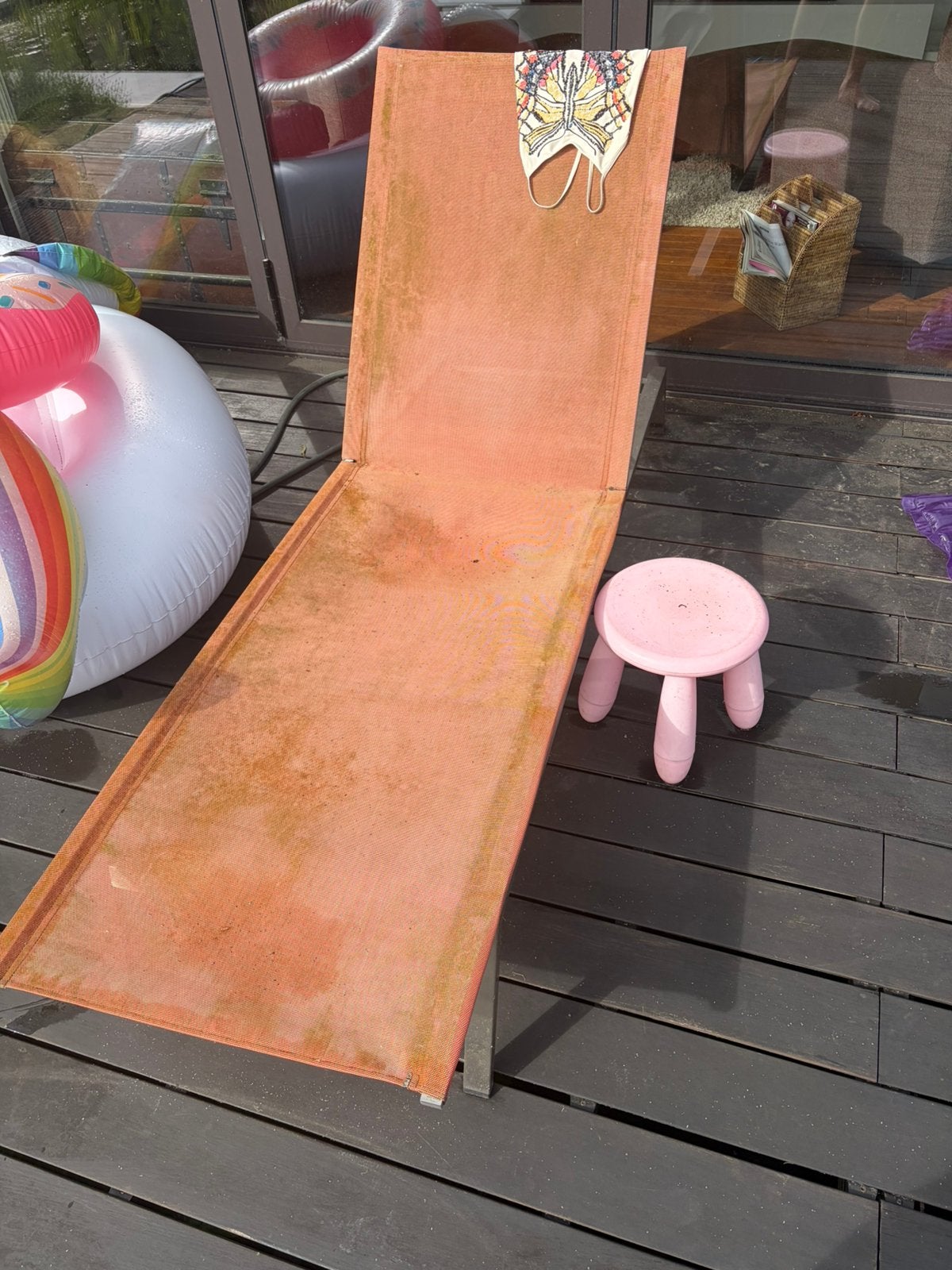 GRATIS: ligstoel van Gloster, Tuin en Terras, Ophalen, Gebruikt, Aluminium