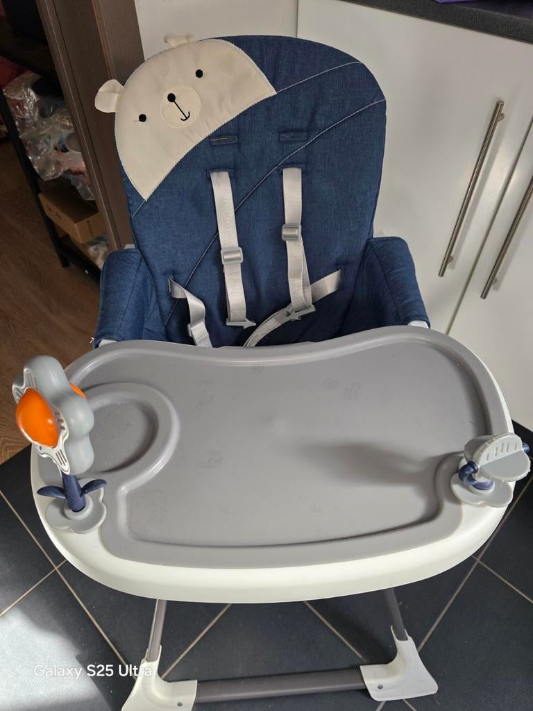 Baby eetstoel zongoed als nieuw, Kinderen en Baby's, Ophalen
