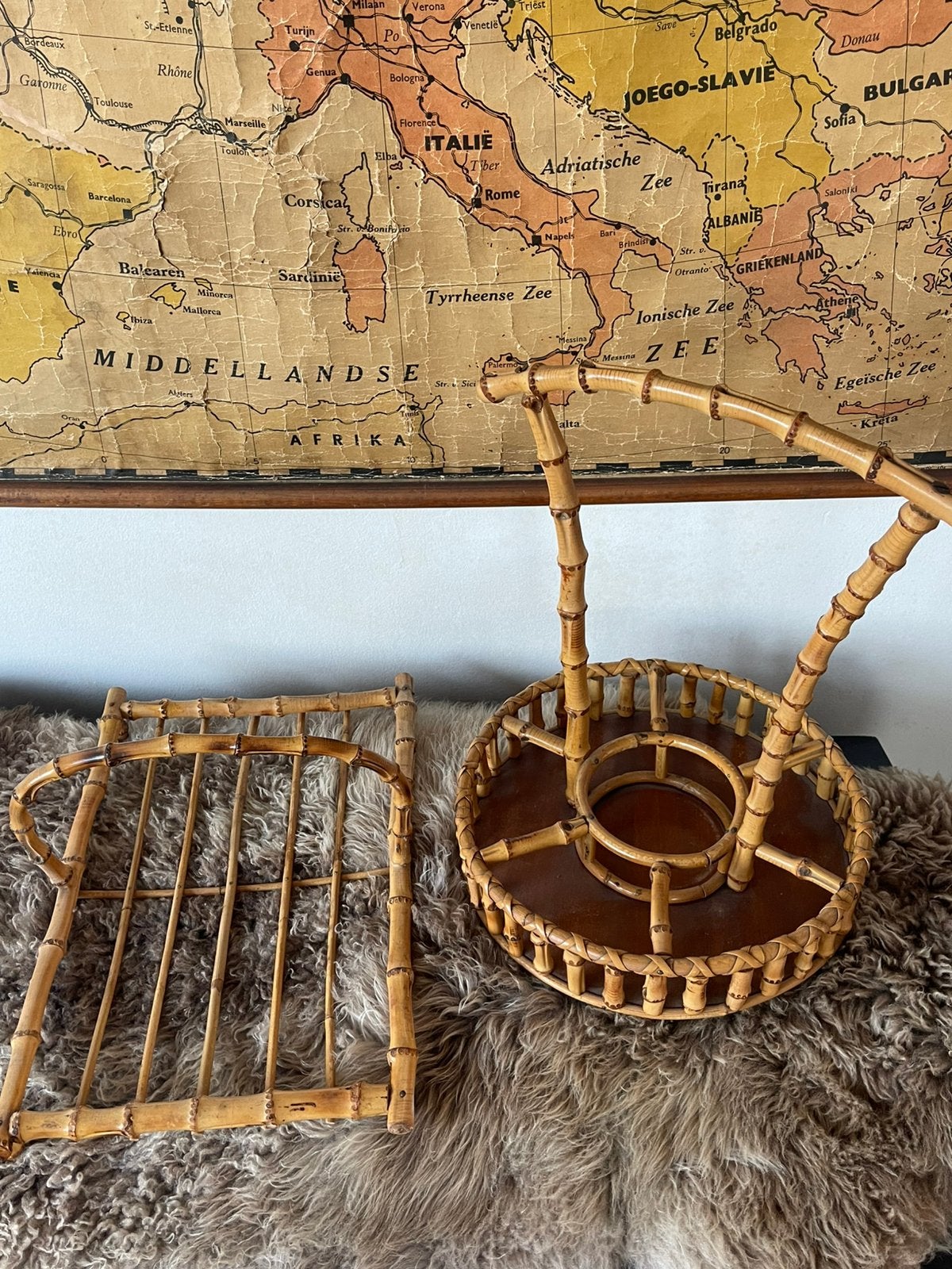 Rotan Plateau’s, Huis en Inrichting, Woonaccessoires | Onderzetters, Ophalen, Zo goed als nieuw