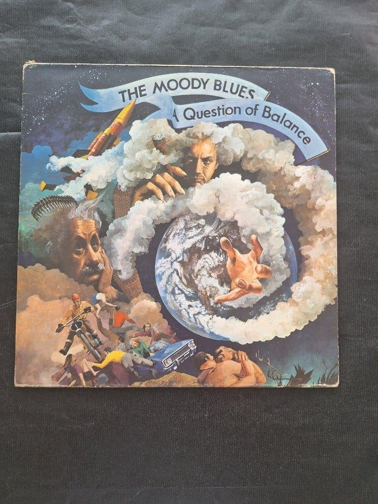 The MOODY BLUES "Question of Balance" LP (1970), LP, Gebruikt, Ophalen of Verzenden, Inclusief binnenhoes