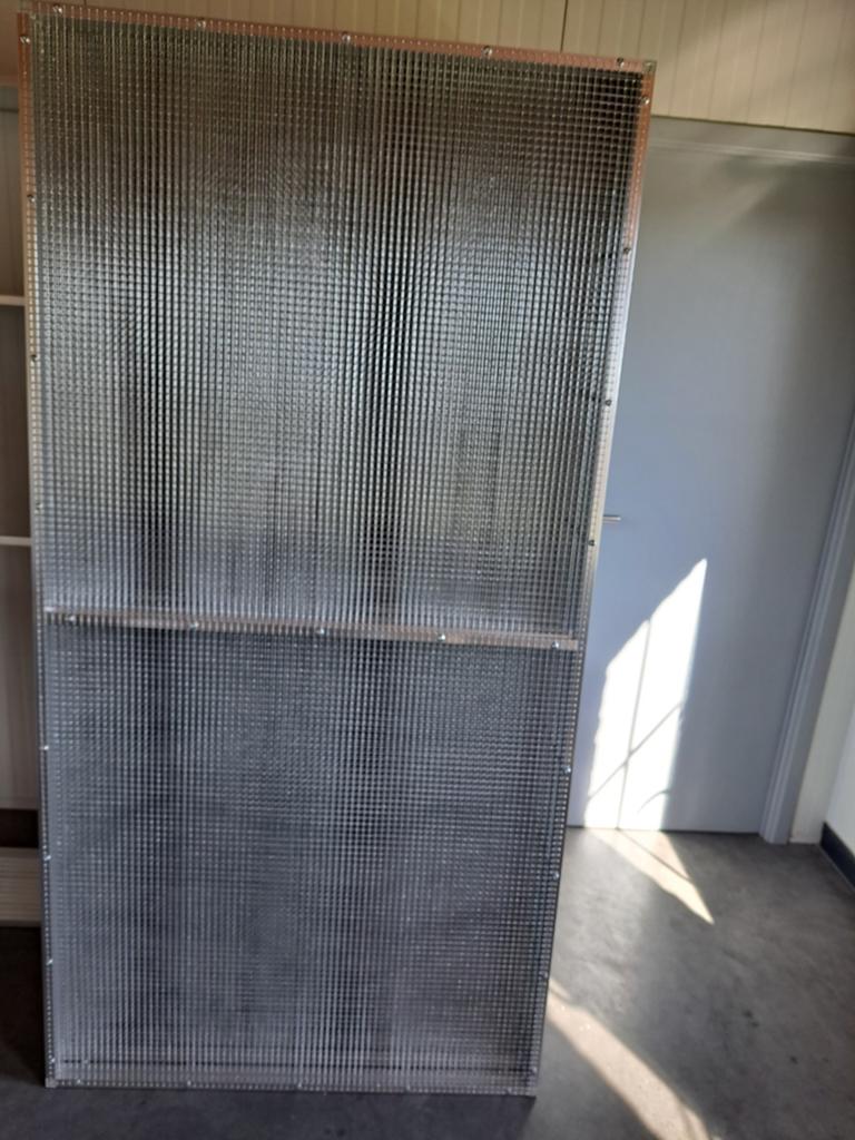 30 PIÈCES DE PANNEAUX DE VOLIÈRE, 1 LOT. (NOUVEAU), Animaux & Accessoires, Oiseaux | Cages & Volières, Neuf, Volière, Aluminium