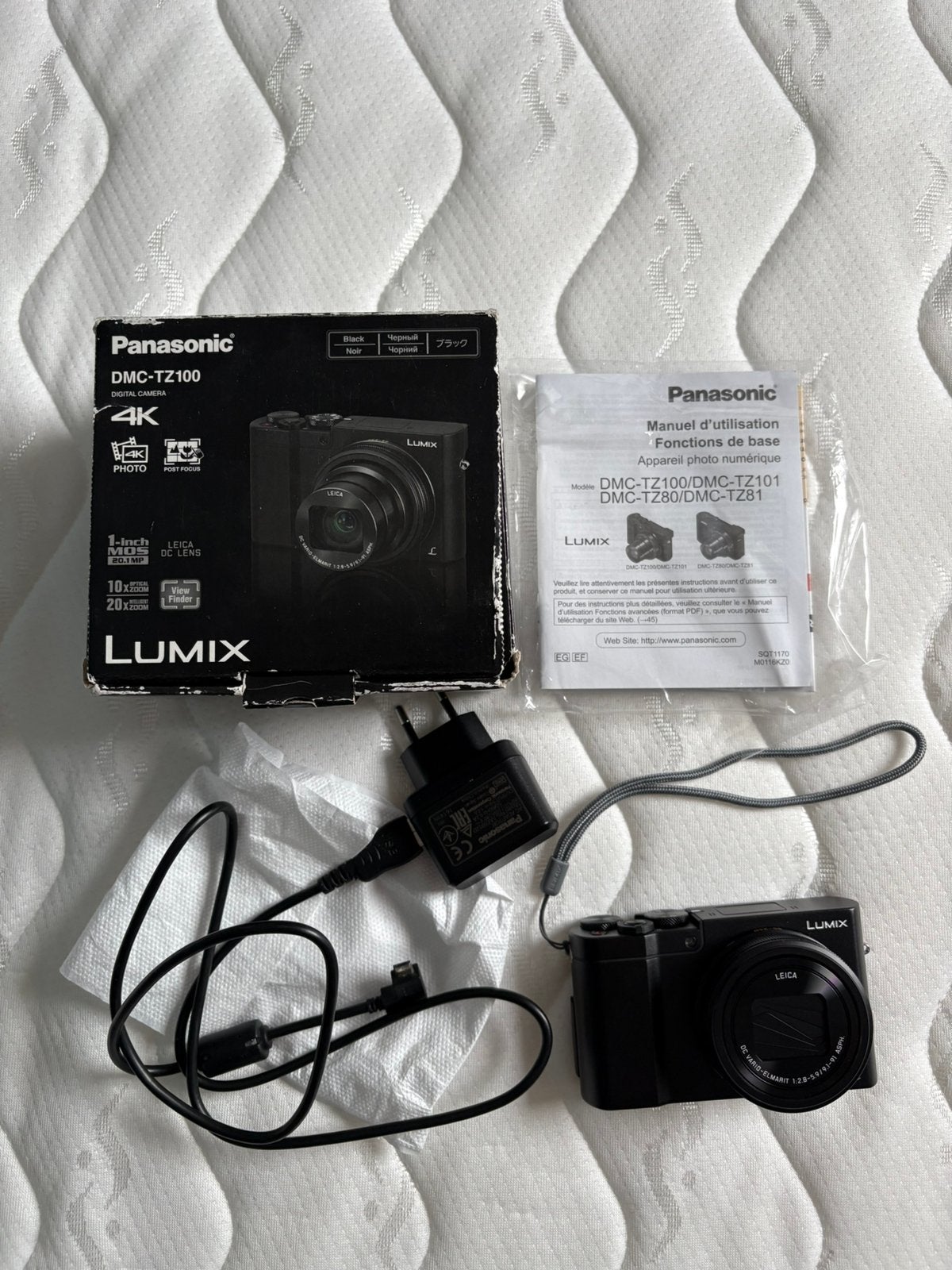 Panasonic Lumix dmc-tz100, Ophalen, Panasonic, Zo goed als nieuw, Compactcamera