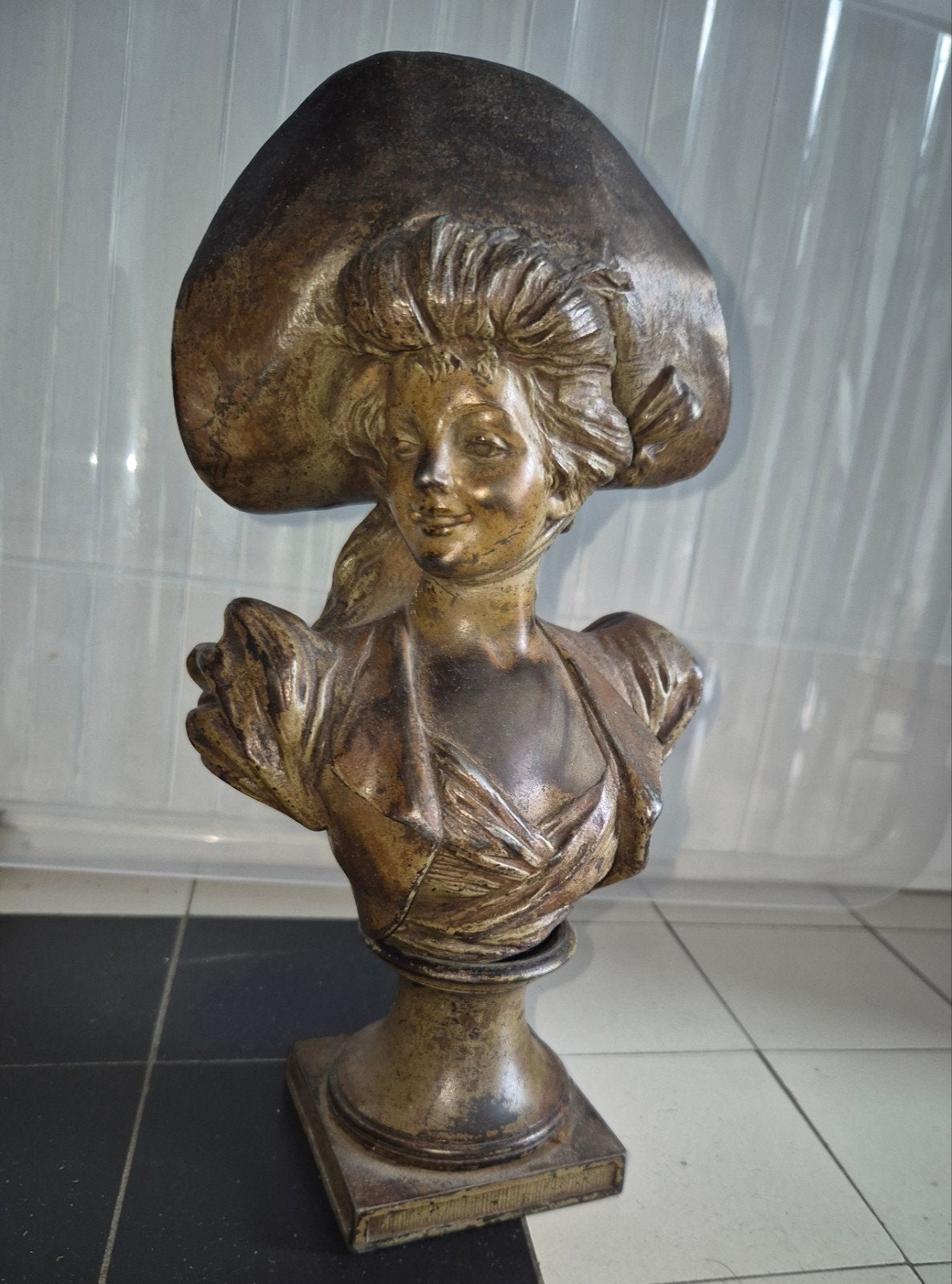 Buste de femme Art Nouveau - Georges Van der Straeten - vers, Enlèvement ou Envoi