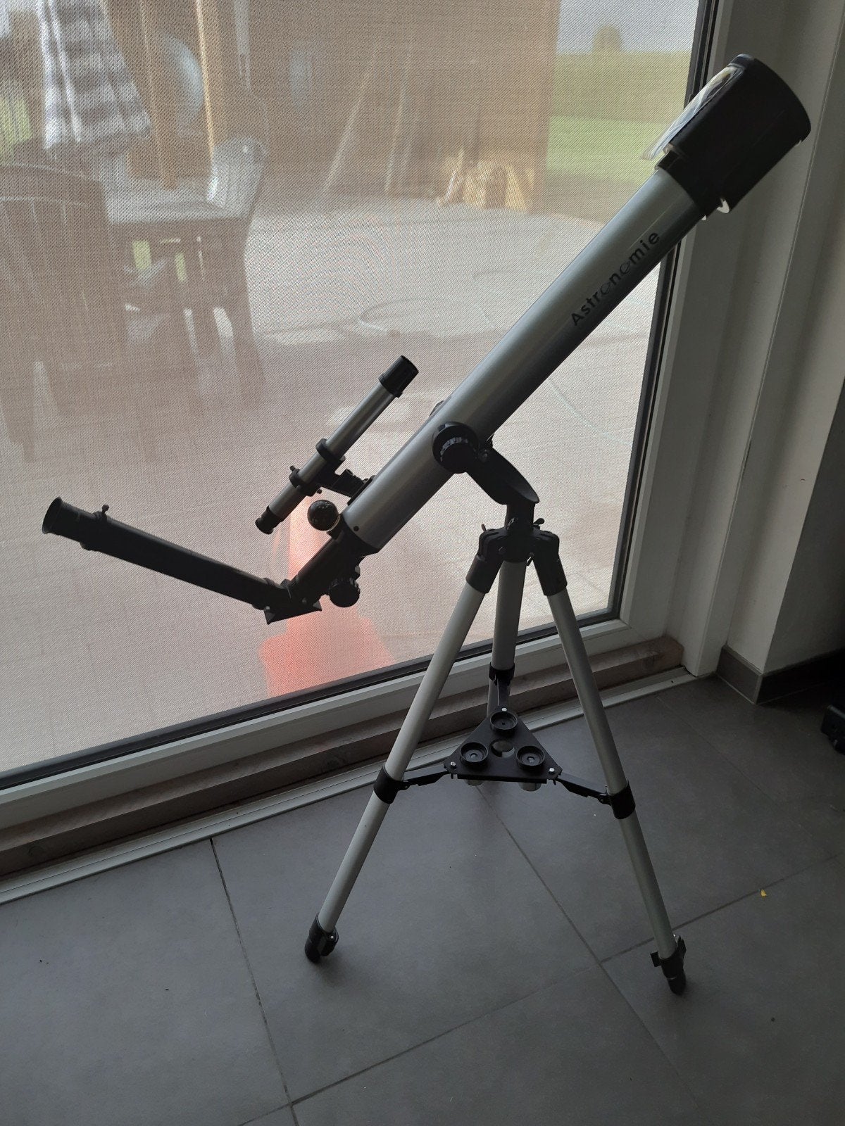 Telescoop sterrenkijker Astronomie, Audio, Tv en Foto, Met statief, Zo goed als nieuw, Minder dan 80 mm, Spiegeltelescoop (reflector)