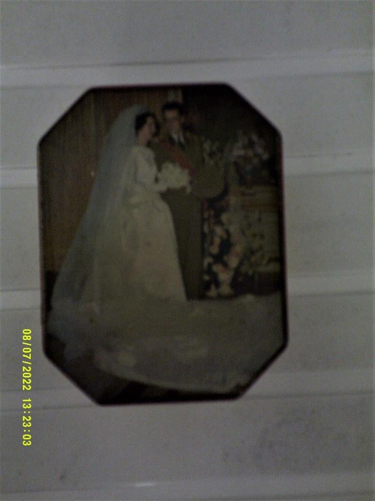 Vintage blikken doos Koningshuis, Verzamelen, Ophalen of Verzenden, Gebruikt, Overige typen