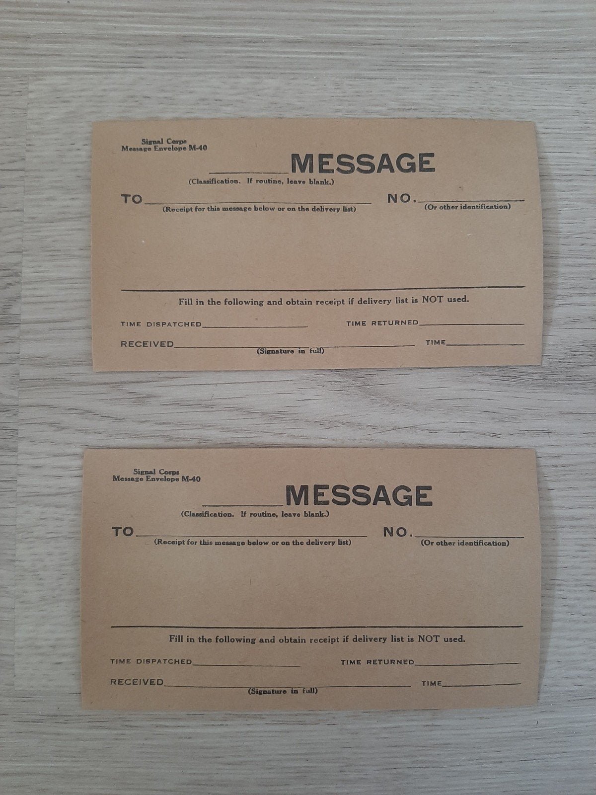 WWII message enveloppes, Verzamelen, Ophalen of Verzenden