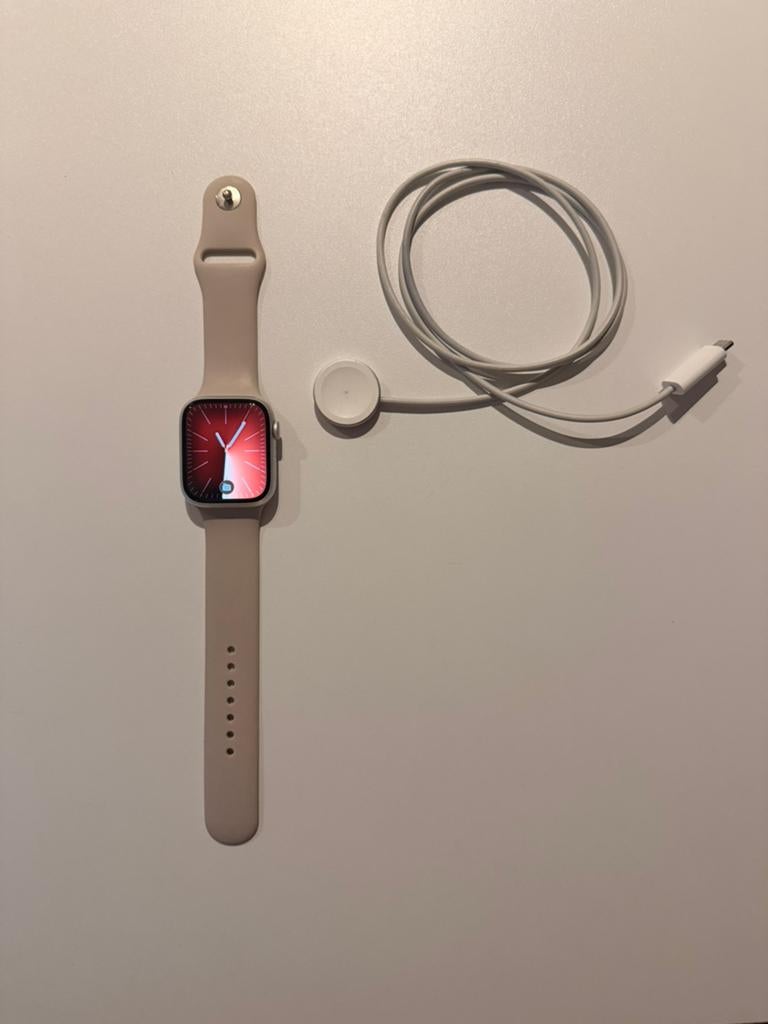 Apple watch 8, 45mm, Handtassen en Accessoires, Smartwatches, Ophalen, Gebruikt